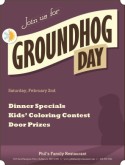 Groundhog Day Flyer
