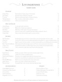 Yacht Club Dinner Menu