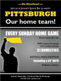 Pittsburgh Football Flyer