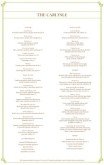 Italian Fine Dining Menu Tabloid