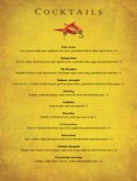 Mexican Food Bar Menu