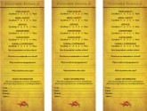 Mexican Food Comment Card