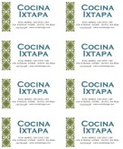 Mexican Lunch Business Card