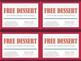 Dinner Coupon Template