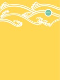 Modern Beach Menu Background