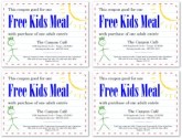 Kids Coupon Template