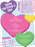 Kids Valentine Menu