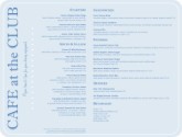 Club Beach Menu