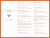 Seaside Club Menu
