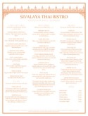 Thai Basil Menu