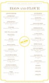 A Breakfast Menu Long