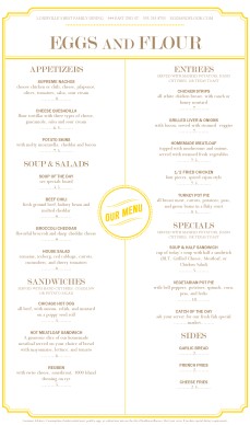 Customize A Breakfast Menu Long