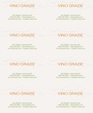 City Wine Bar Business Card