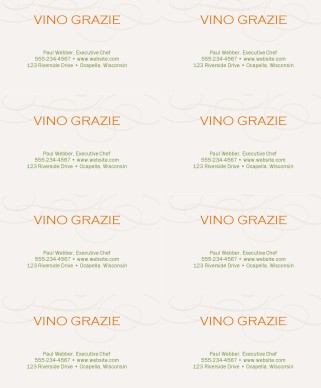 Customize City Wine Bar Business Card
