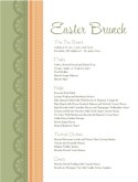 Easter Brunch Buffet Menu