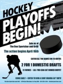 Hockey Playoffs Flyer