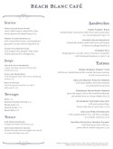 Simple Club Menu