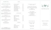 Buffet Breakfast Takeout Menu