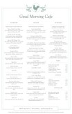Buffet Breakfast Menu Tabloid