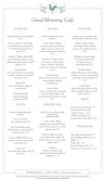 Buffet Breakfast Menu Long