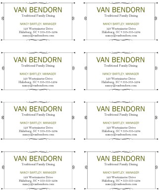 Customize Star Cafe Business Card