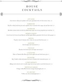 Star Cafe Bar Menu