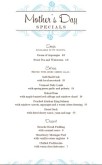 Spring Mothers Day Menu