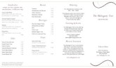 Wine Bar Takeout Menu