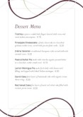 Wine Bar Table Tent