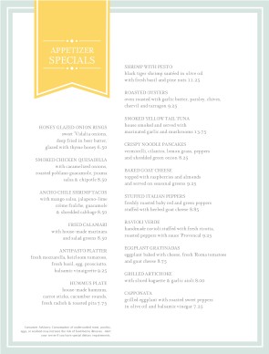 Customize Starters Menu