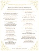 Medieval Banquet Menu