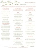 Event Banquet Menu