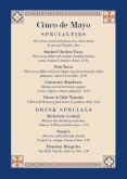 Cinco de Mayo Table Tent