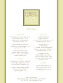 High School Graduation Menu