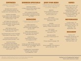 Blue Fish Menu Page 2