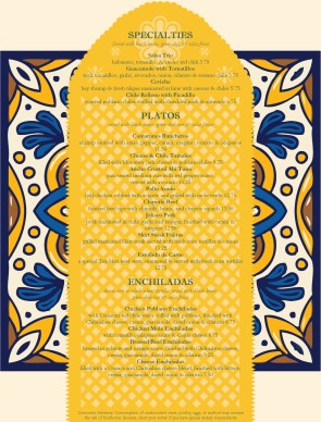Customize Mexican Cantina Menu Page 2