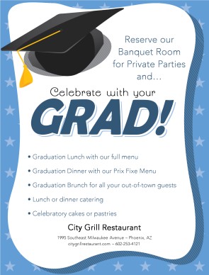 Customize Grad Flyer