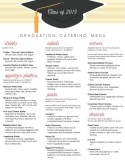 Catering Graduation Menu