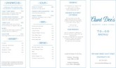 American Family Takeout Menu