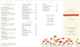 Cafe Bistro Takeout Menu