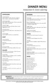 Catering Platter Menu Long