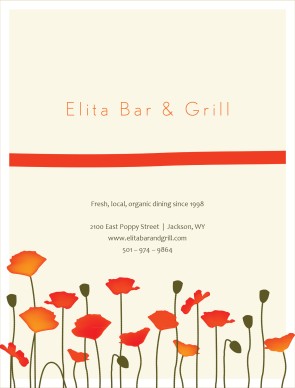 Customize Cafe Bistro Menu Cover