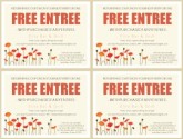 Bistro Coupon Template