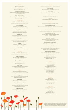 Customize Cafe Bistro Menu Tabloid Page 2