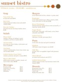 Family Bistro Menu