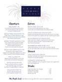 Happy July 4th Menu