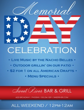 Customize Memorial Day Celebration Flyer