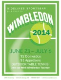 Wimbledon Tennis Flyer