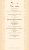 Traditional Italian Menu