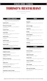 Typical Italian Menu
